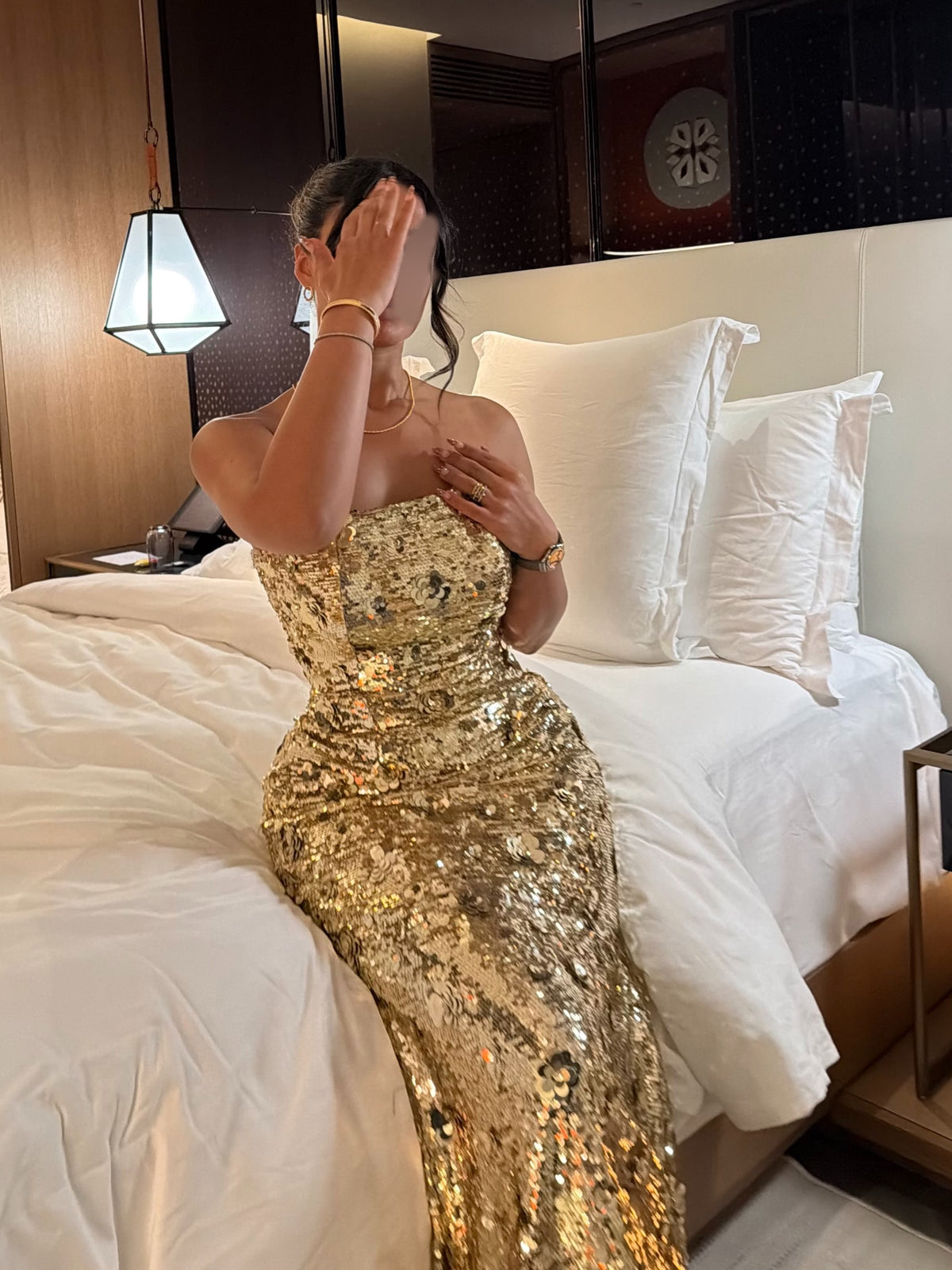 Golden dress