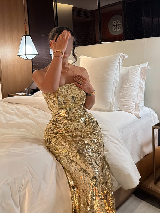 Golden dress